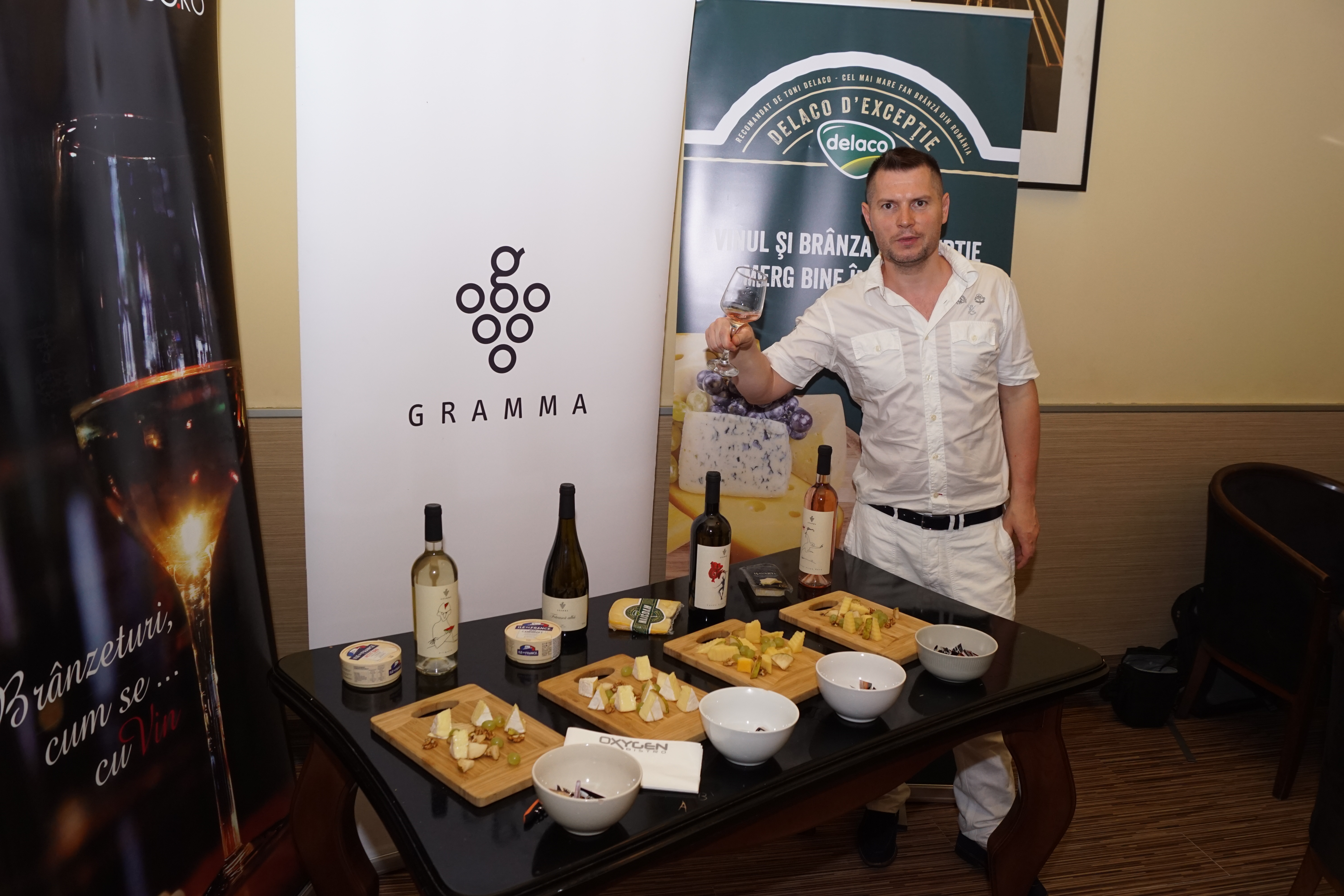 Vinurile Gramma și brânzeturile Delaco